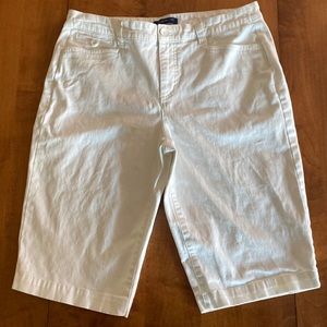 Women’s Bandolino blu White Bermuda Shorts